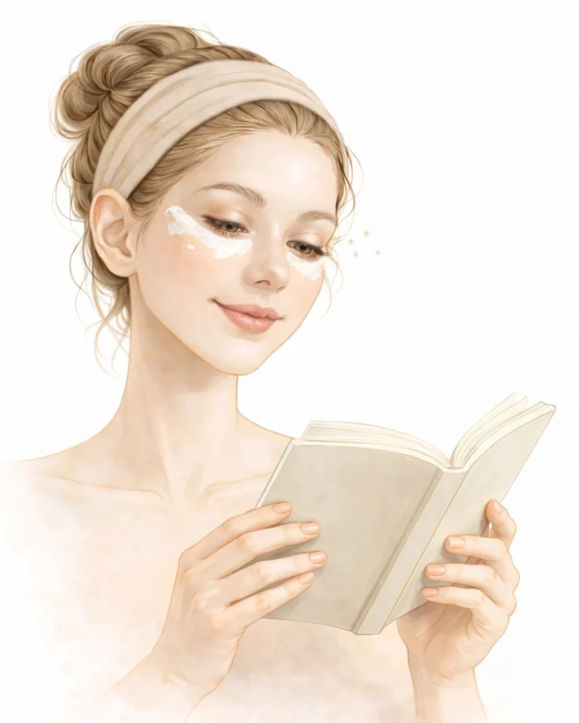 In attesa legge un libro