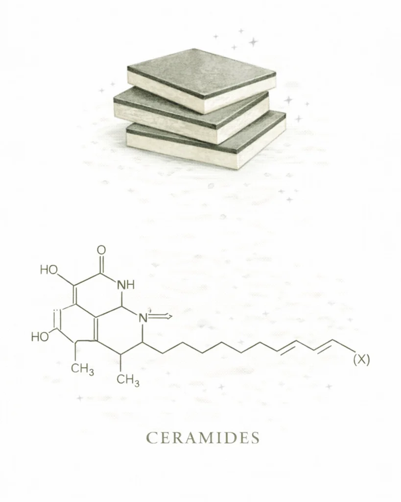 Struttura chimica dele ceramidi