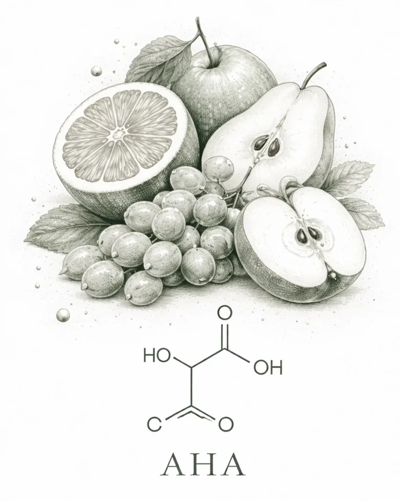Gli alfa-idrossiacidi da frutta nella Green Mist favoriscono un rinnovamento leggero e aiutano l’incarnato a ritrovare maggiore chiarezza e compattezza.