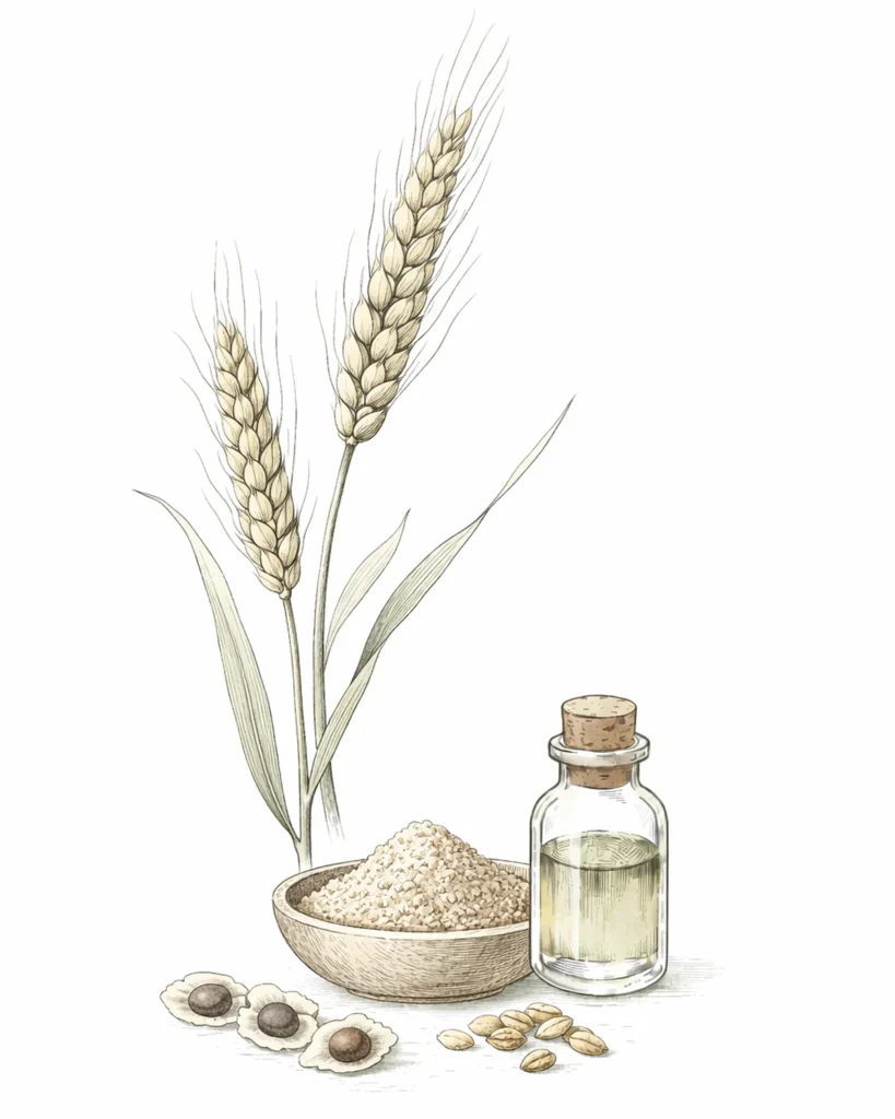 Rappresentazione del bioliquefatto di crusca di grano
