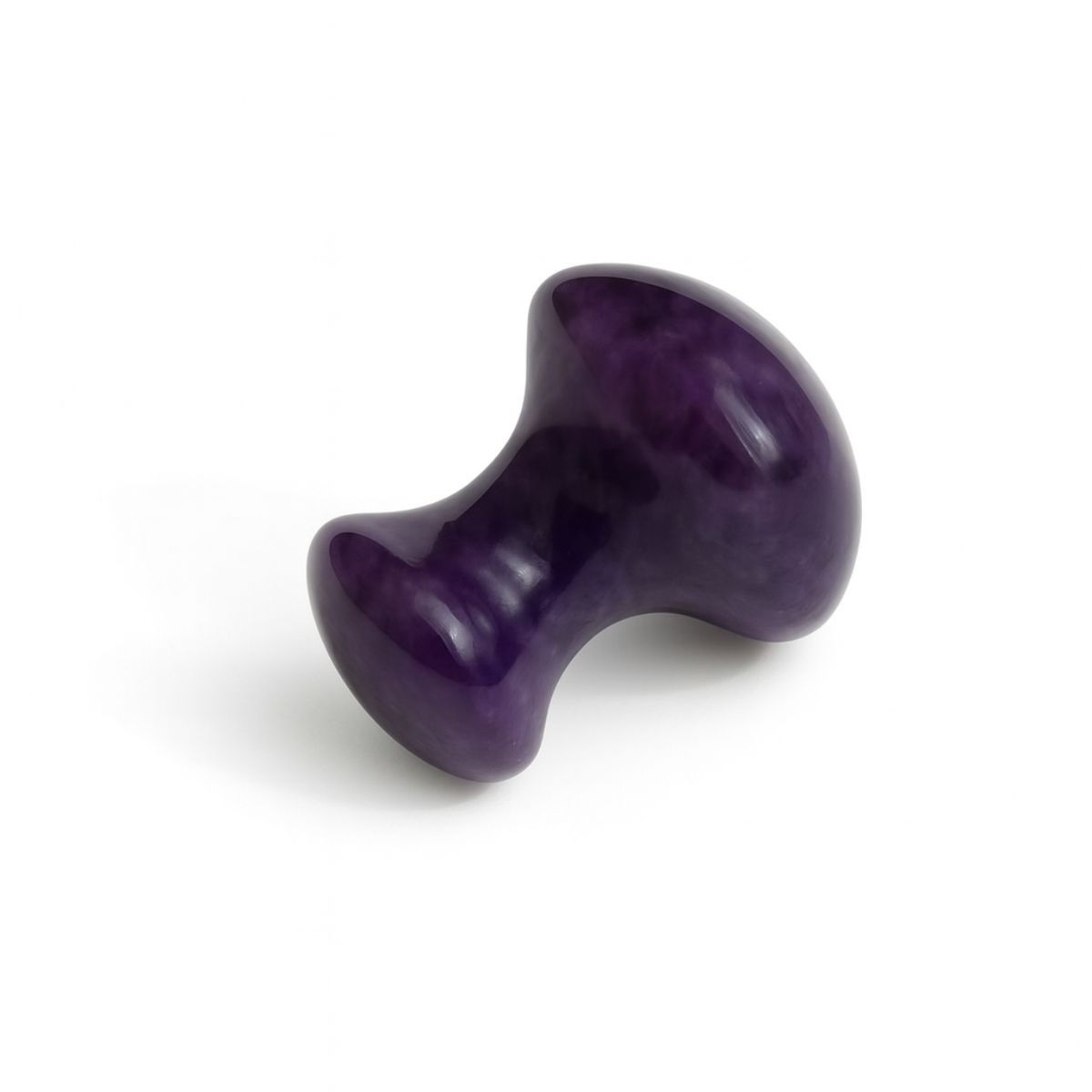 Il delicato fungo da massaggio viso in ametista di Faber-Organic