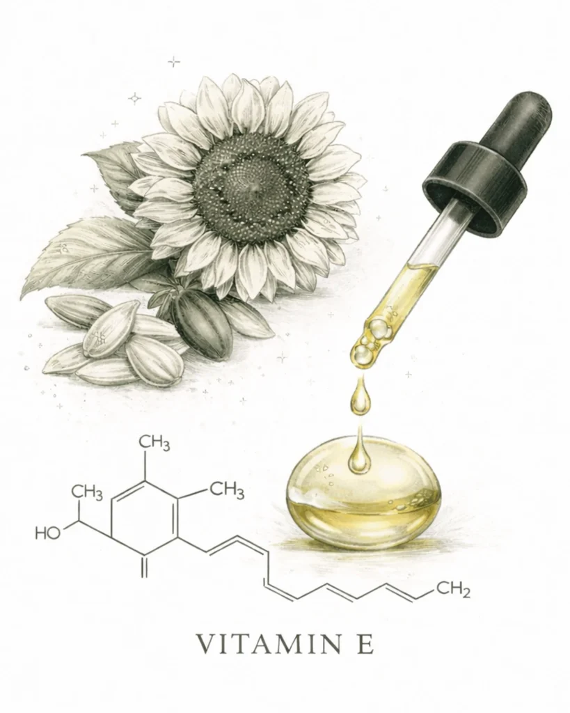 Vitamina E in estratto