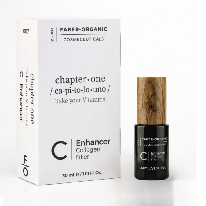 C-Enhancer siero viso al collagene con la sua box
