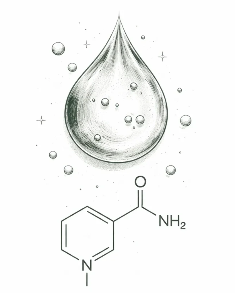Molecola della Niacinamide