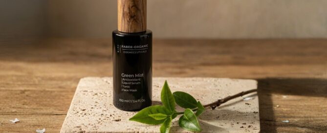 Green Mist Faber-Organic dopo la detersione estiva con sudore e SPF